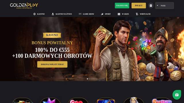 GoldenPlay casino screenshot